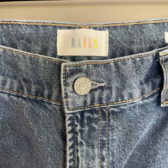 Rails Speedway Cargo Pant in Breezy Blue Relaxed Slouchy Boyfriend Jeans Size 25 - Picture 9 of 16